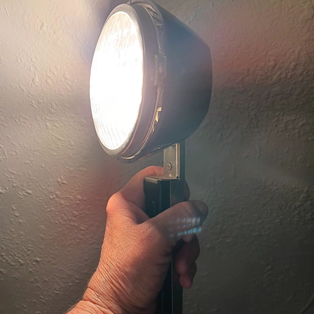 Black and Silver Camera Flash